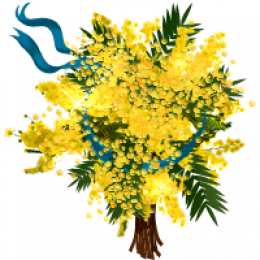 Открытки с мимозой  Открытки с мимозой скачать бесплатно. Открытки с мимозой онлайн.