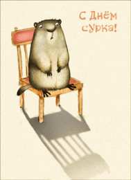 Открытки с днём сурка Скачать бесплатно открытки с днём сурка. Открытки с днём сурка Gif.