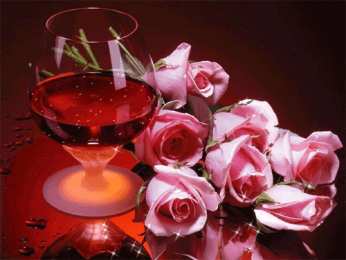 Открытки с розовыми розами Чудесные открытки с розовыми розами скачать бесплатно gif.