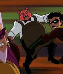 Открытки с Профессором Пигом Открытки с Профессором Пигом по комиксам ДС скачать бесплатно.