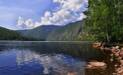 Открытки с озёрами Открытки с озёрами с анимациями. Открытки с озёрами скачать.
