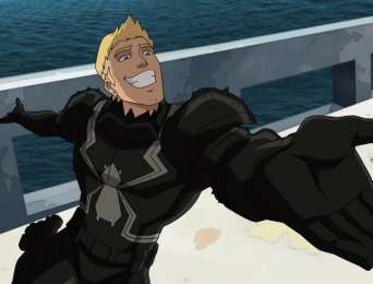 Открытки с Флэшем Томпсоном Открытки с Флэшем Томпсоном из комиксов про Спайдермэна от марвел.