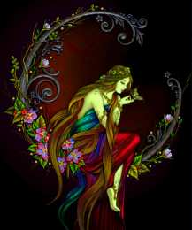 Открытки с нимфами  Открытки с нимфами скачать бесплатно. Открытки с нимфами онлайн.