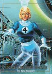 Открытки с Женщиной Невидимкой Открытки с Женщиной Невидимкой из Фантастической Четверки Марвел.