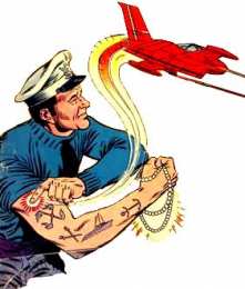 Открытки с Татуированным Человеком Открытки с Татуированным Человеком из комиксов скачать бесплатно.