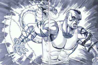 Открытки с Татуированным Человеком Открытки с Татуированным Человеком из комиксов скачать бесплатно.