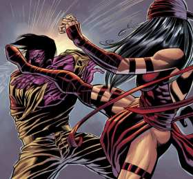 Открытки с Пурпурным Человеком Открытки с Пурпурным Человеком злодеем из комиксов Марвел.  