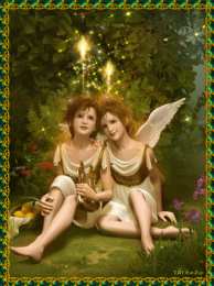  Открытки с ангелами.