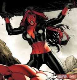  Открытки с Красной Женщиной Халком.