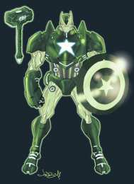  Открытки с Супер - Адаптоидом.