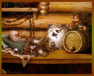  Открытки с совами.