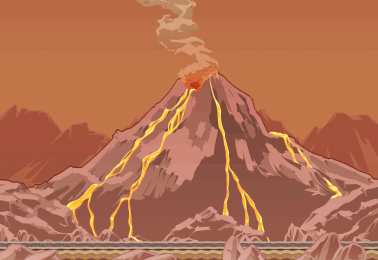  Открытки с вулканами.