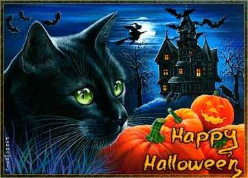  Открытки на Хэллоуин.