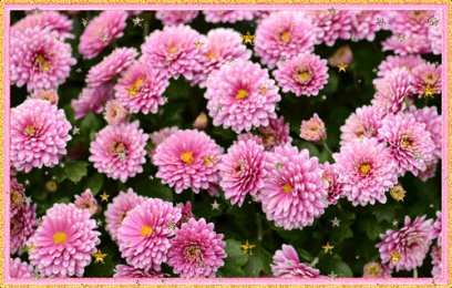  Открытки с хризантемами.