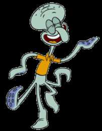  Открытки со Сквидвардом.