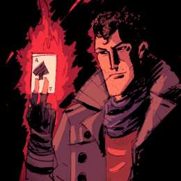  Открытки с Гамбитом.